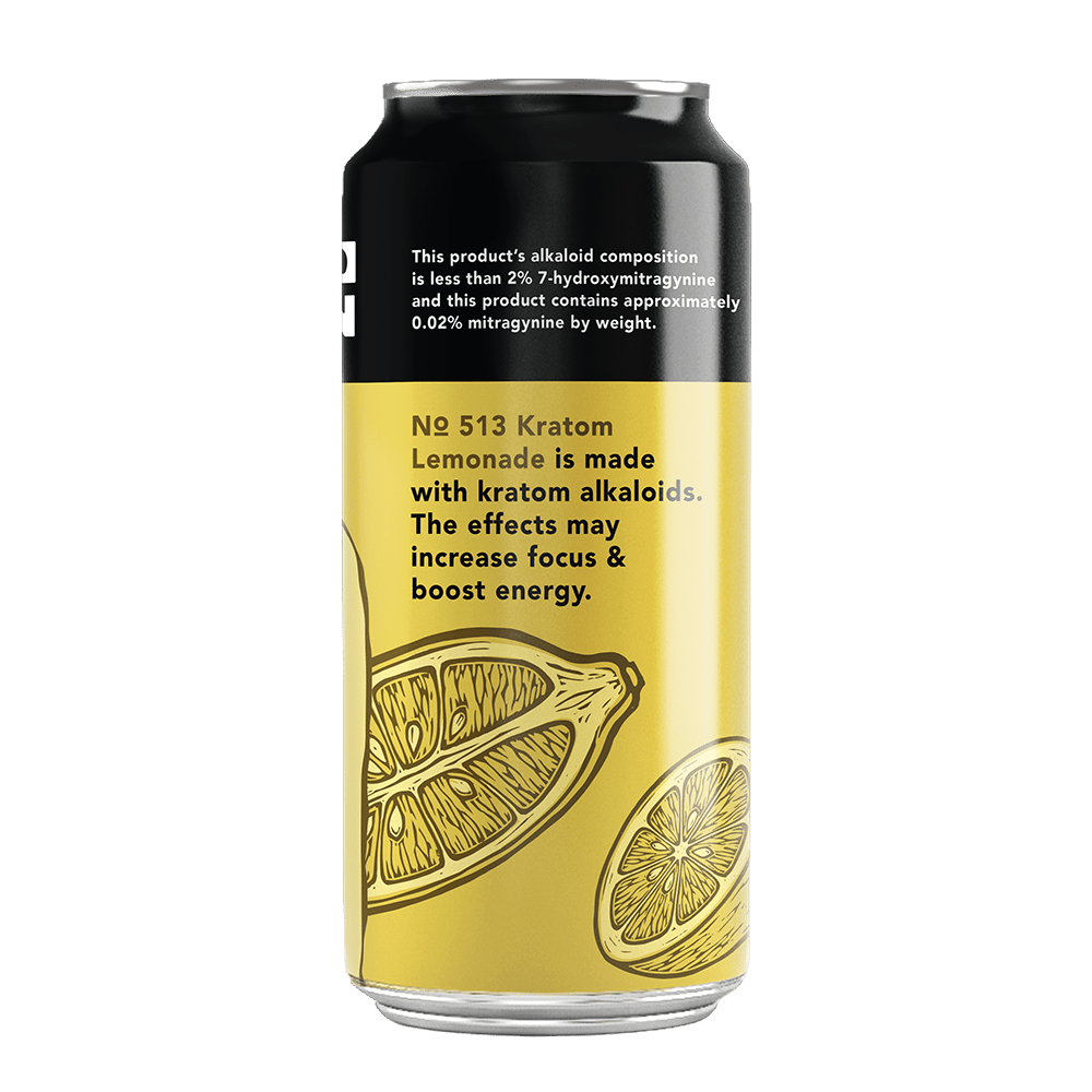 No. 513 Kratom Old Fashion Lemonade 16oz - 4pk - Shop CBD Kratom