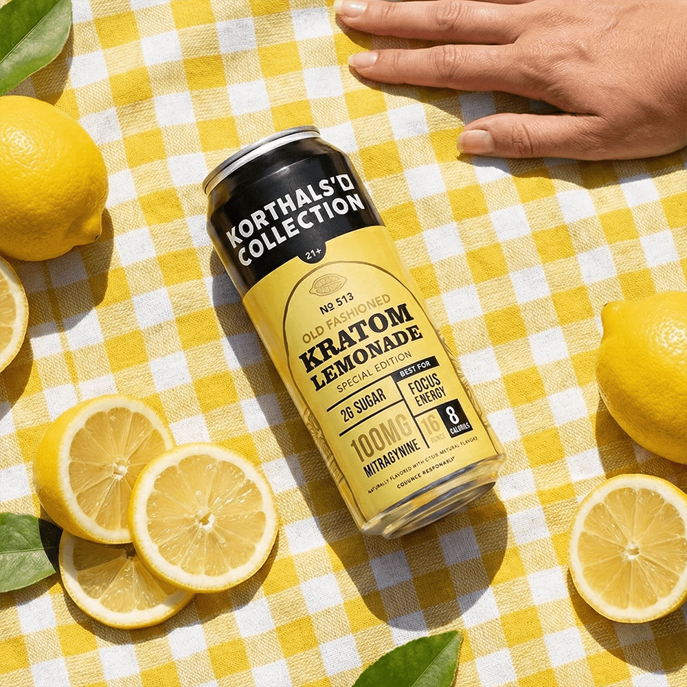 No. 513 Kratom Old Fashion Lemonade 16oz - 4pk - Shop CBD Kratom