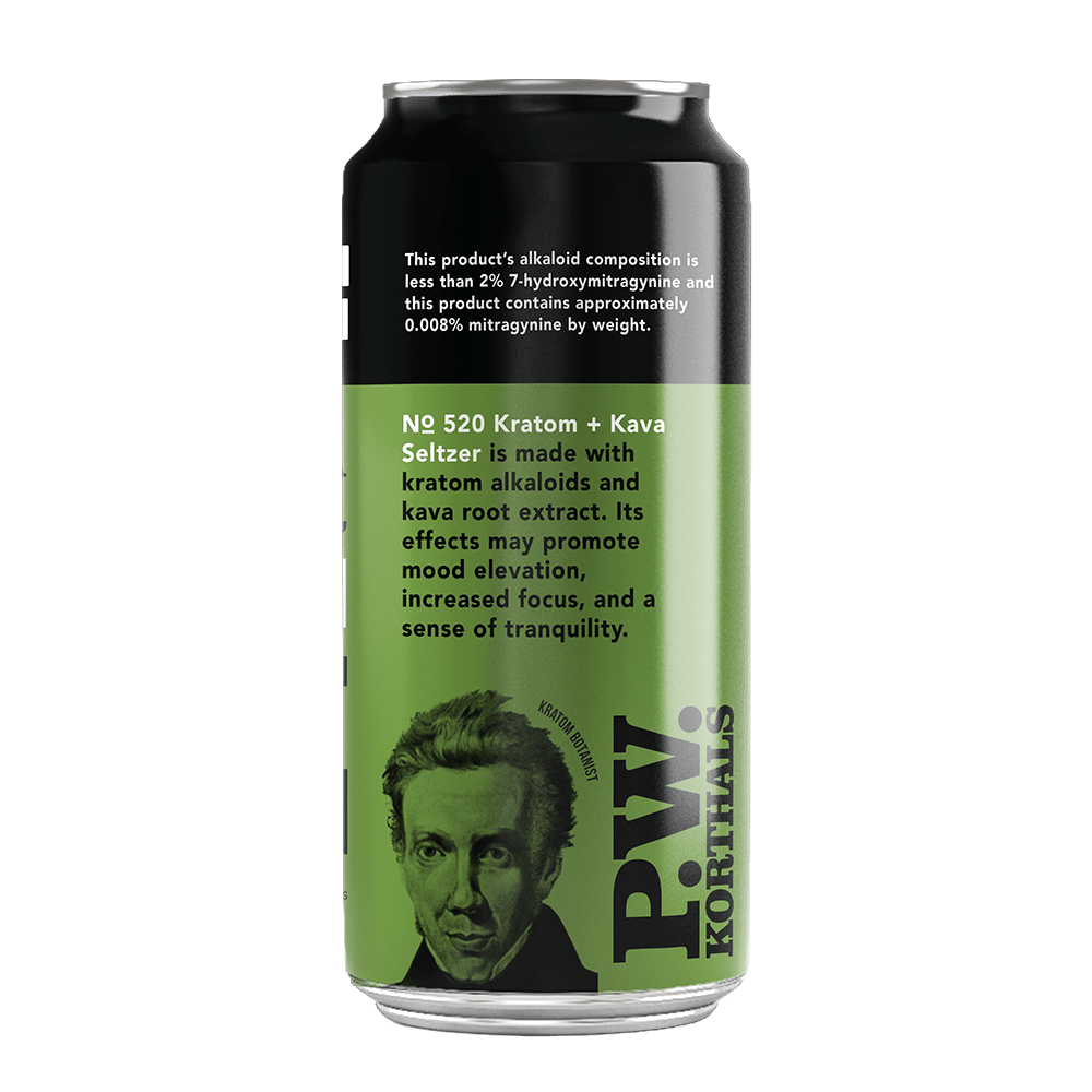 No. 520 Kratom Kava Seltzer - Gooseberry (Limited Edition) - Shop CBD Kratom
