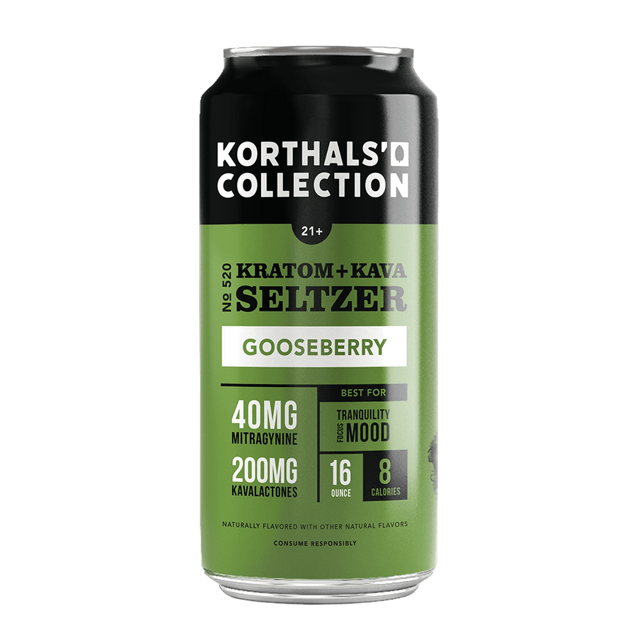 No. 520 Kratom Kava Seltzer - Gooseberry (Limited Edition) product photo 3
