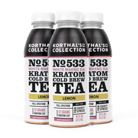 Korthal's Collection No. 533 Kratom Cold Brew Tea White Maeng Da, 3 Pack