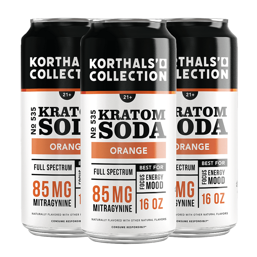 No. 535 Kratom Soda - Orange, 4 Pack product photo 4