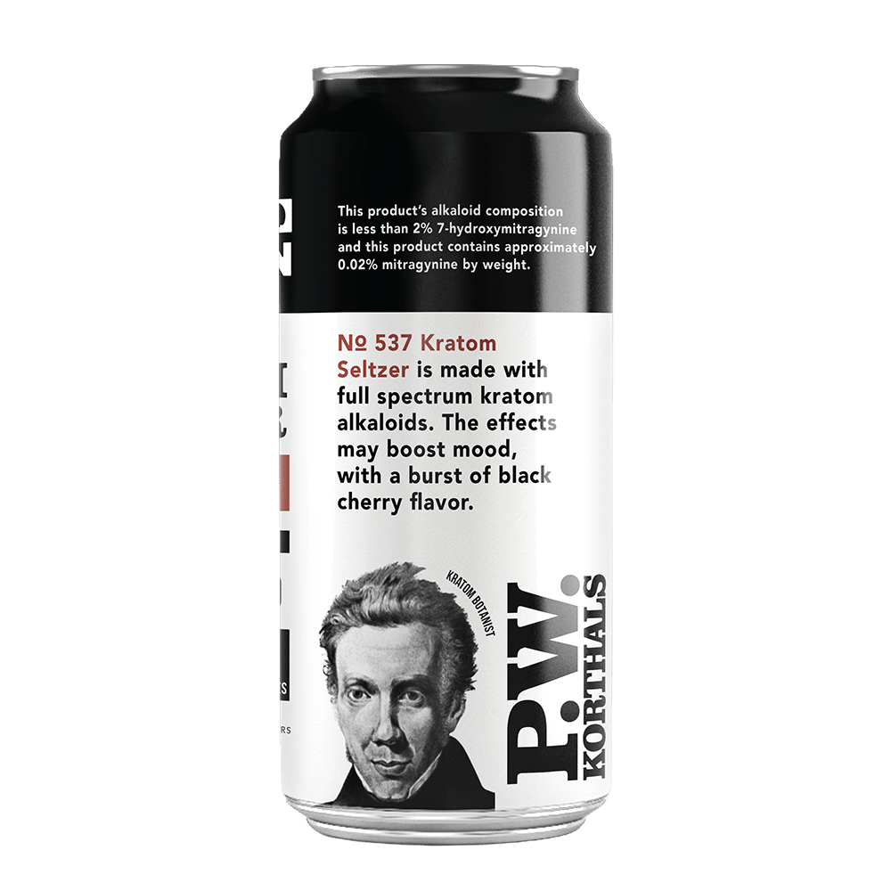No. 537 Kratom Seltzer Black Cherry - 4 pack - Shop CBD Kratom