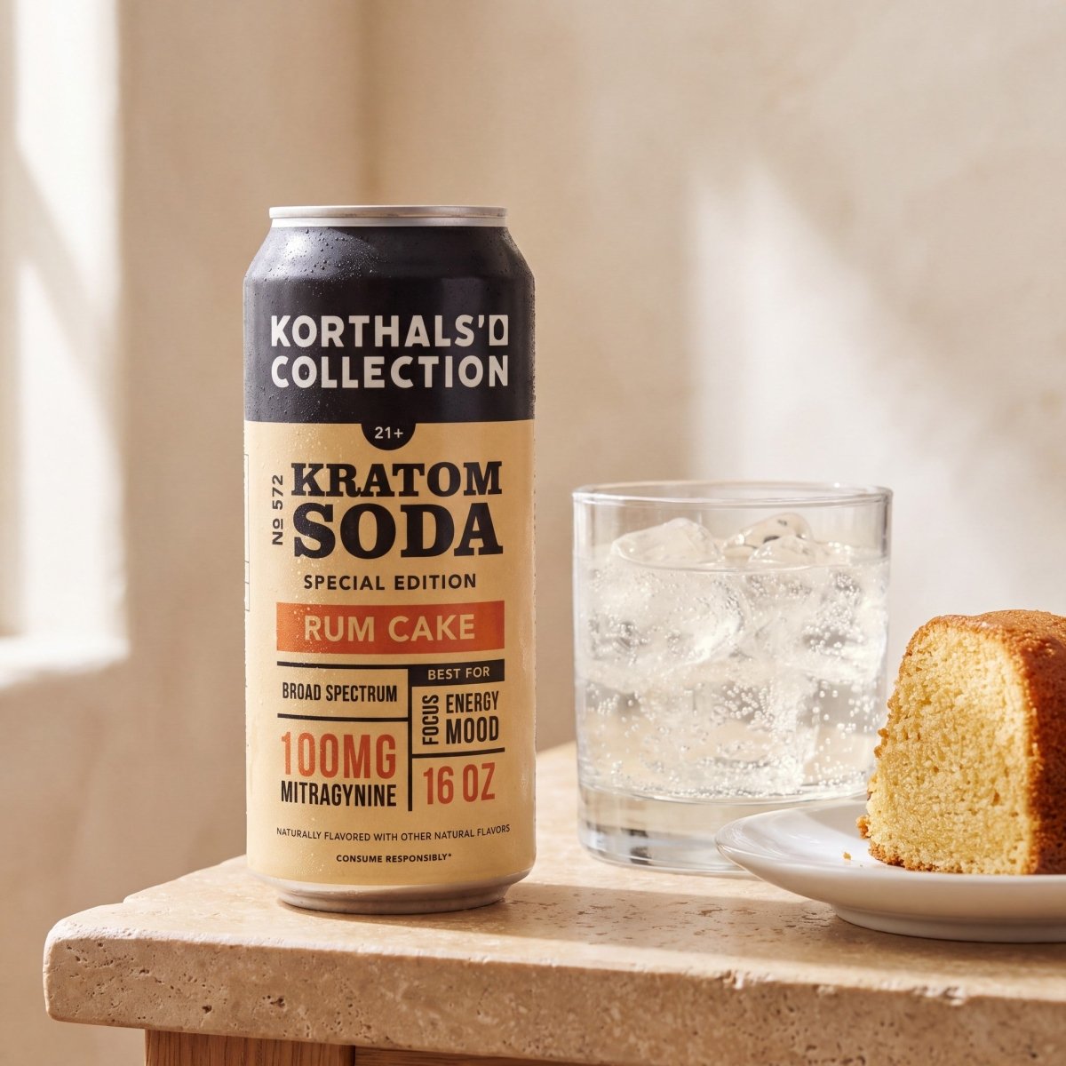 No. 572 Kratom Soda - Rum Cake - Shop CBD Kratom