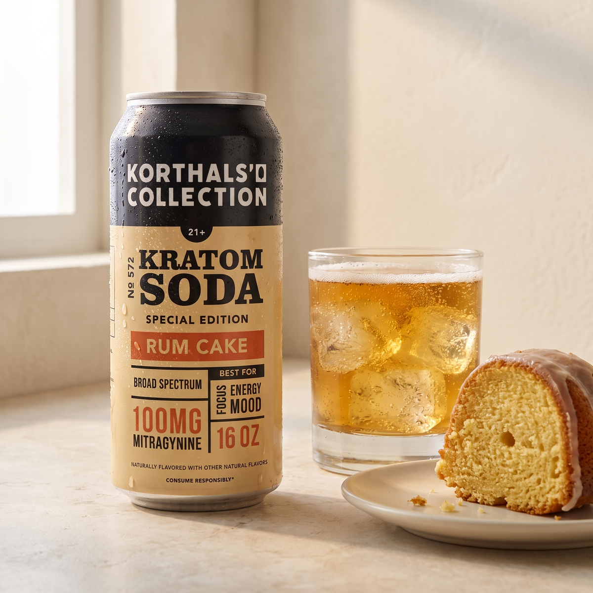 Korthal's Collection No. 572 Rum Cake Soda - Special Edition 4 Pack