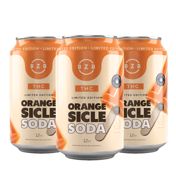 Orangesicle 25mg THC Soda 4-Pack