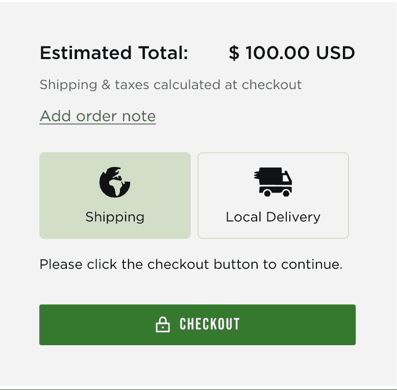 Get Same-Day Delivery straight to your home by choosing "Local Delivery" at checkout - Only for eligible zip codes