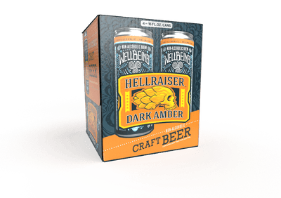Wellbeing Hellraiser Dark Amber, 4 Pack