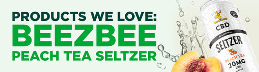 beeZbee CBD Peach Tea Seltzer