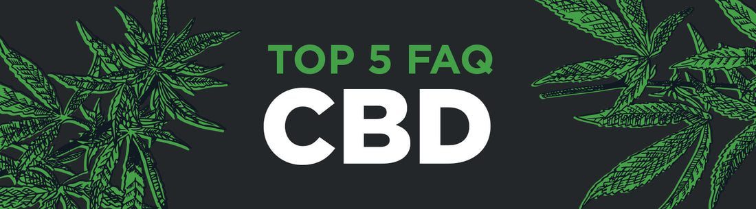 Top 5 FAQs for CBD