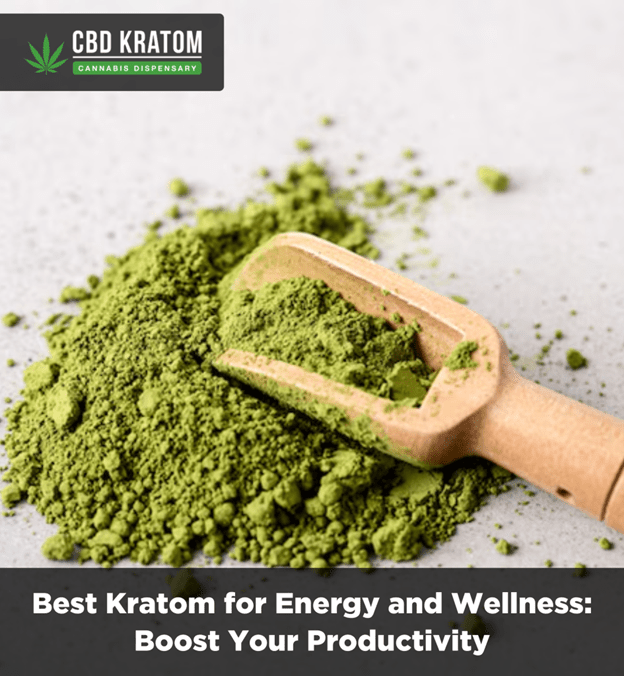 Best Kratom for Energy and Wellness: Boost Your Productivity - Shop CBD Kratom