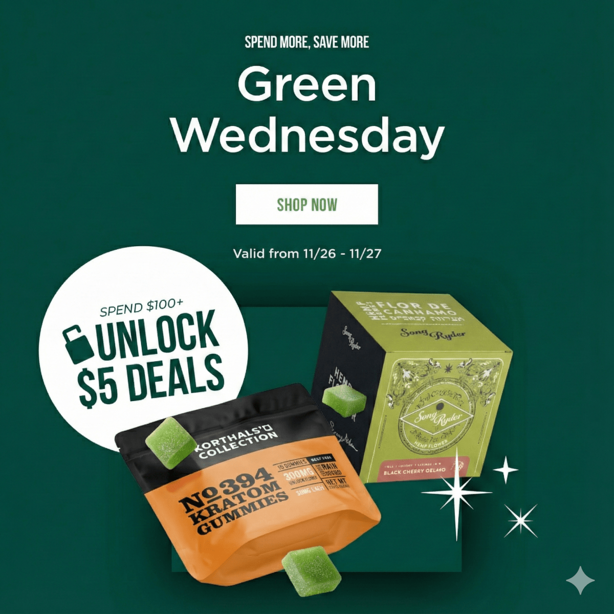 Green Wednesday Sale 2025 | CBD Kratom - Shop CBD Kratom