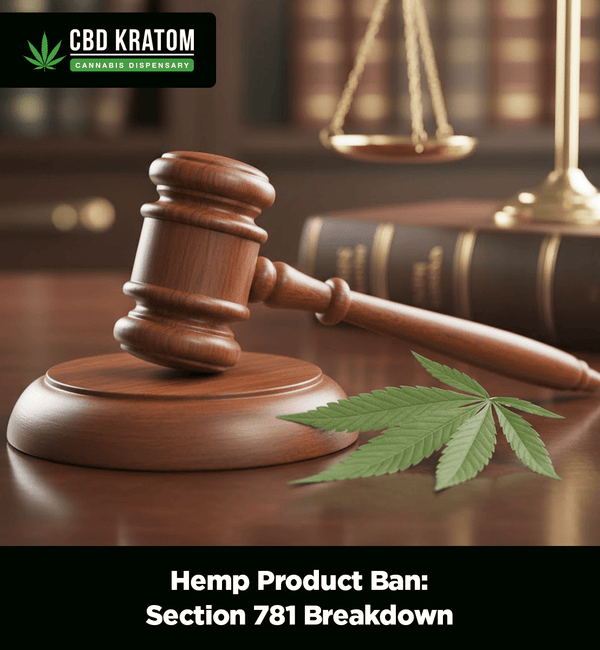 Hemp Product Ban: Section 781 Breakdown - Shop CBD Kratom