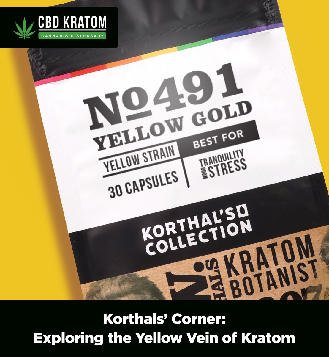 Korthals' Corner: Exploring Yellow Vein Kratom - Shop CBD Kratom