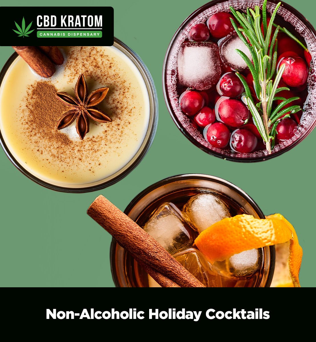 Non-Alcoholic Holiday Cocktails: Sips for a Festive Celebration - Shop CBD Kratom