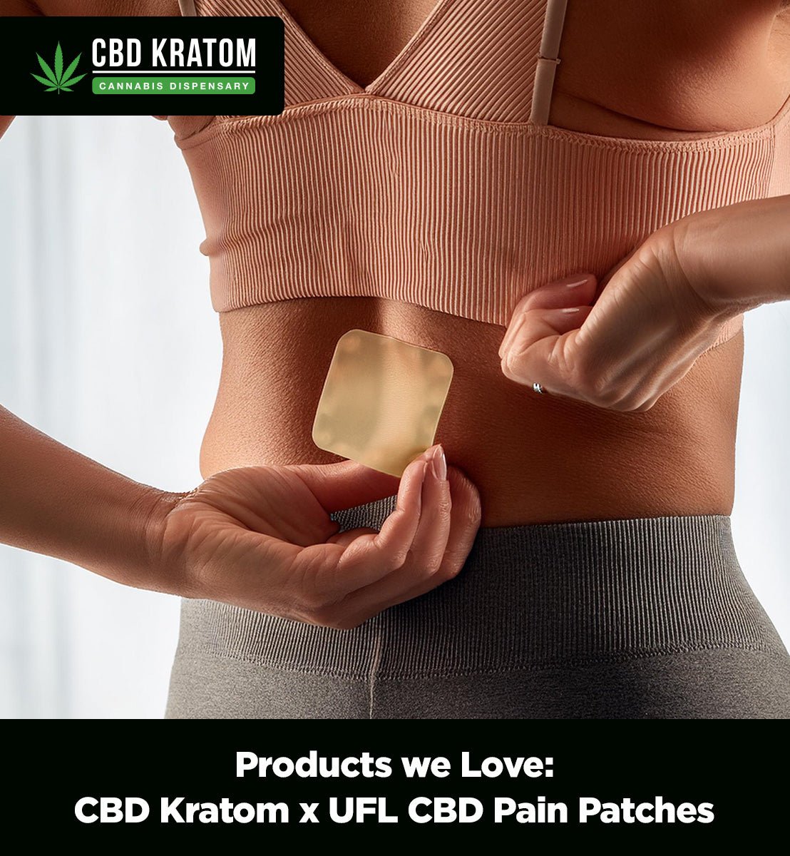 Products We Love: CBD Kratom x UFL CBD Pain Patches - Shop CBD Kratom