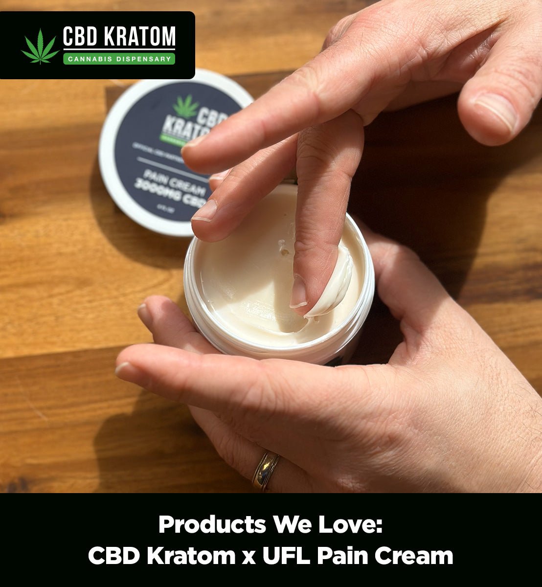 Products We Love: CBD Kratom x UFL Pain Cream - Shop CBD Kratom