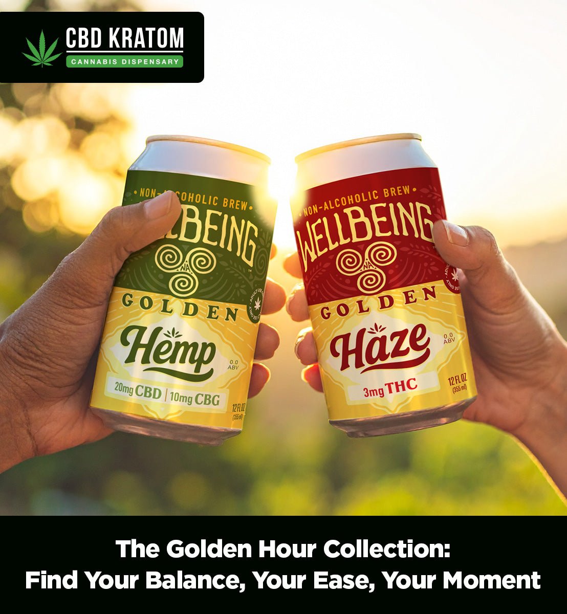 The Golden Hour Collection: Find Your Balance, Your Ease, Your Moment - Shop CBD Kratom