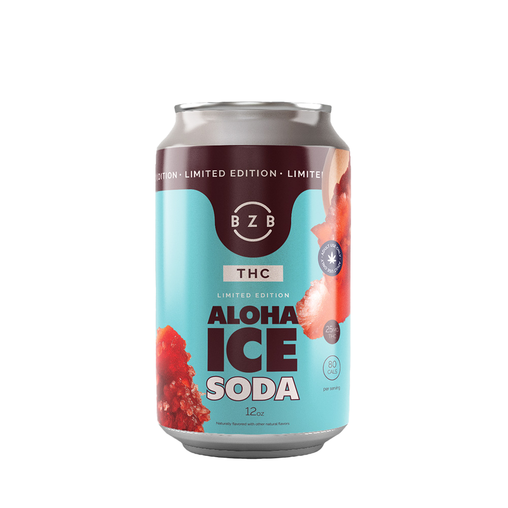 BZB Aloha Ice Soda 12oz 4pk