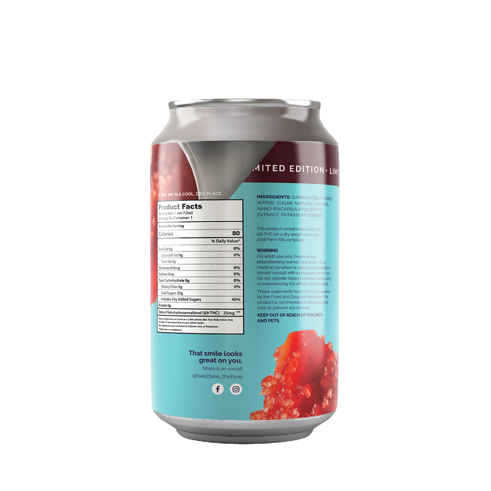 BZB Aloha Ice Soda 12oz 4pk