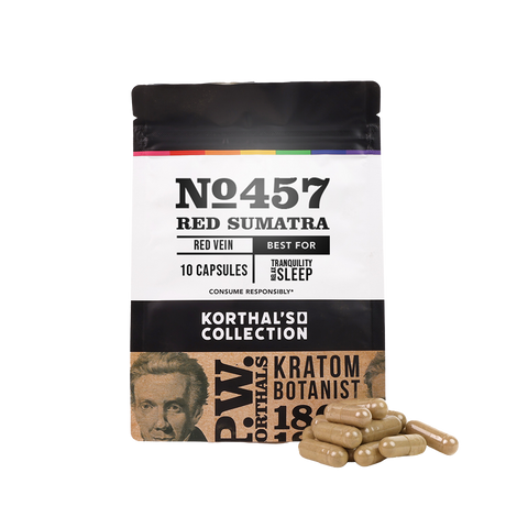 No 457 Red Sumatra Kratom Capsules