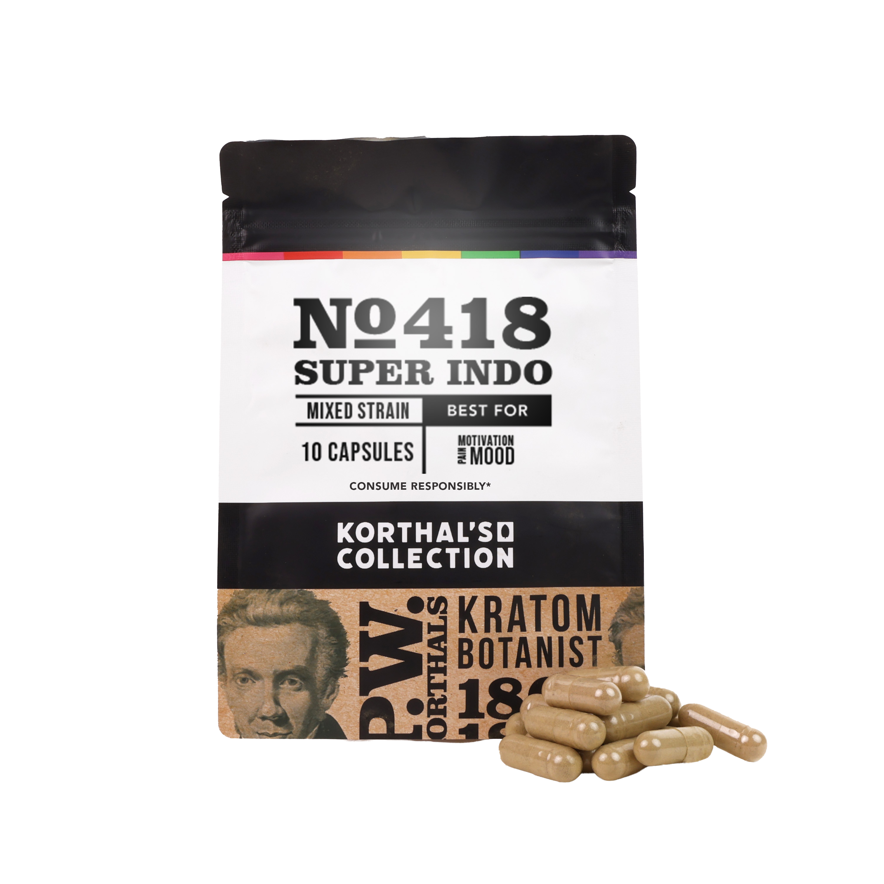 No 418 Super Indo Kratom Capsules