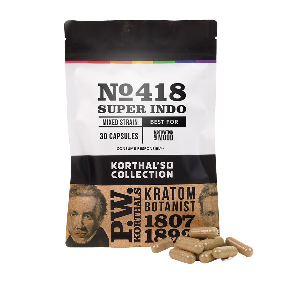 No 418 Super Indo Kratom Capsules
