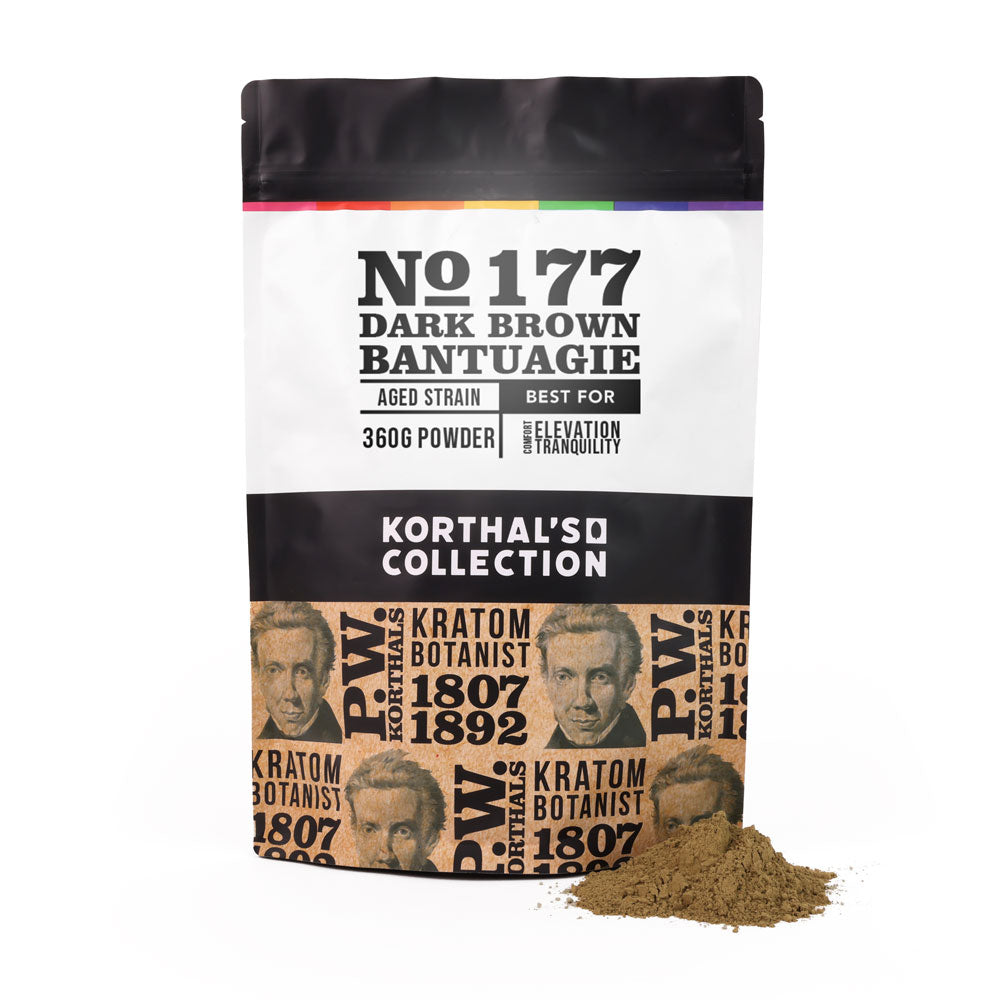 No 177 Kratom Dark Brown Bantuagie Powder - CBD Kratom