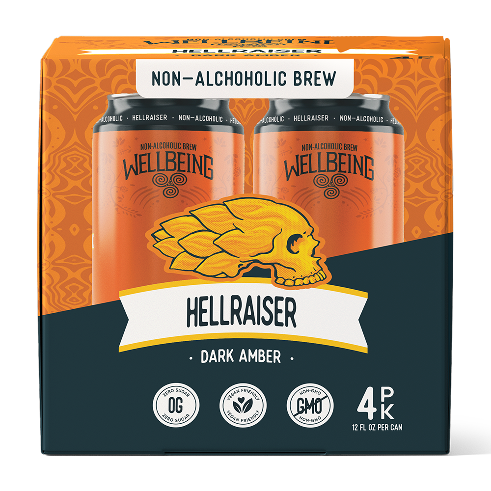 Hellraiser NA Beer, 12oz 4-Pack