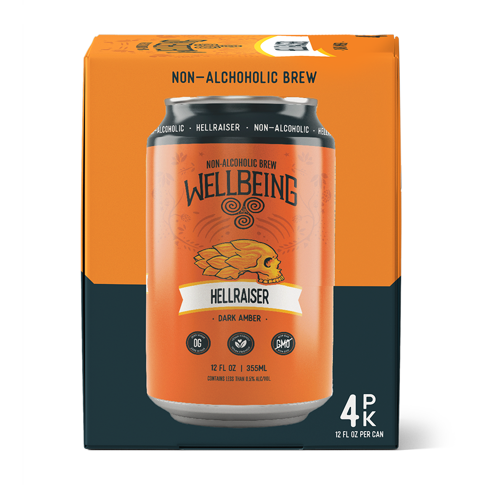 Hellraiser NA Beer, 12oz 4-Pack