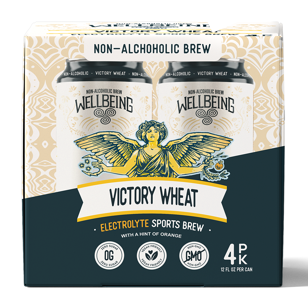 Victory Wheat NA Beer, 12oz 4-Pack