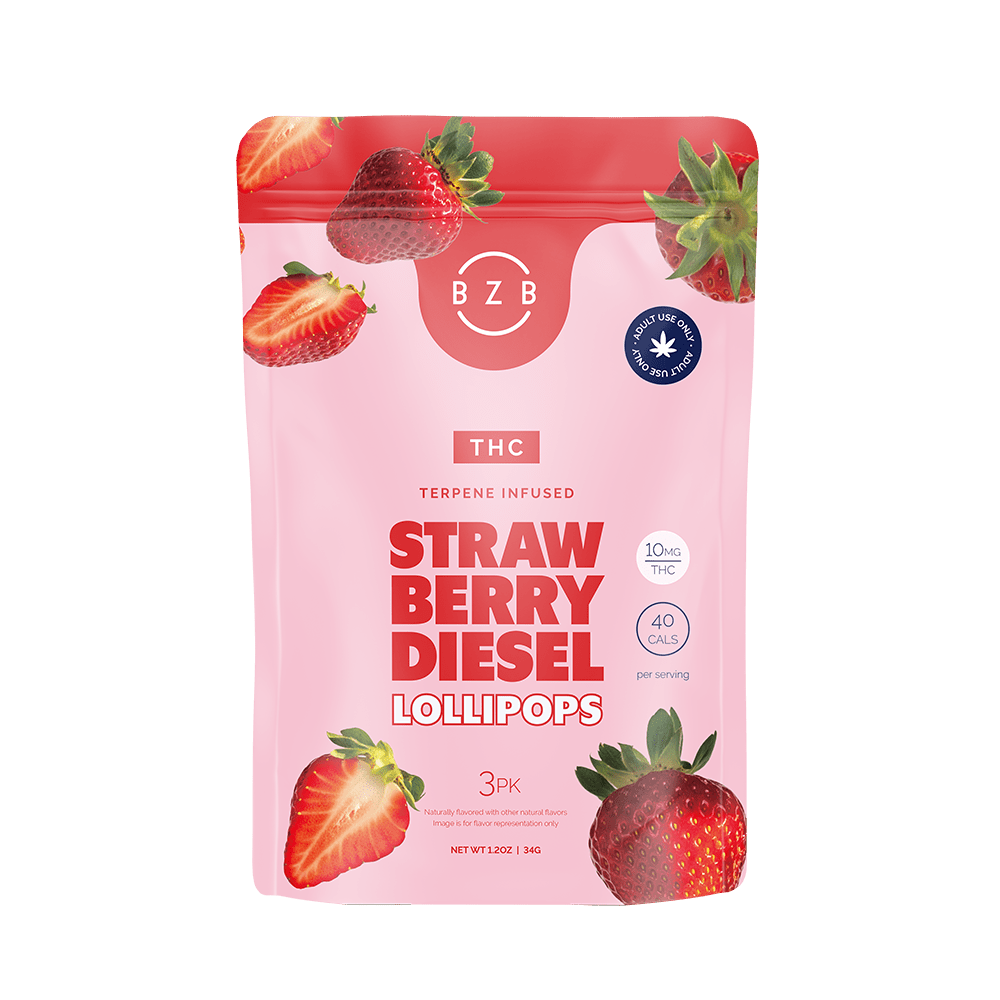 BZB 10mg THC Terpene Lollipops 3 pack - Shop CBD Kratom