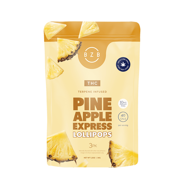 beeZbee 10mg THC Lollipops (3-Pack) | Terpene Infused | CBD Kratom