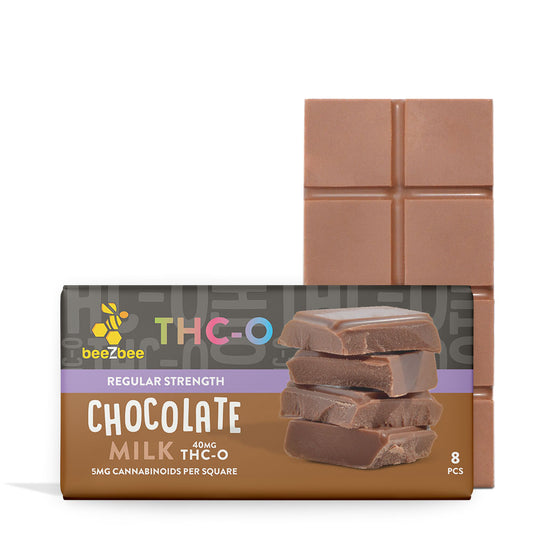 THC-O Chocolate Bar, Regular Strength