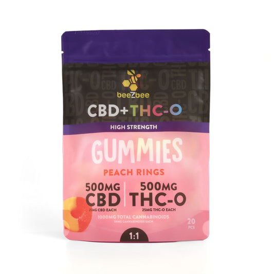 CBD+THC-O Gummies, High Strength