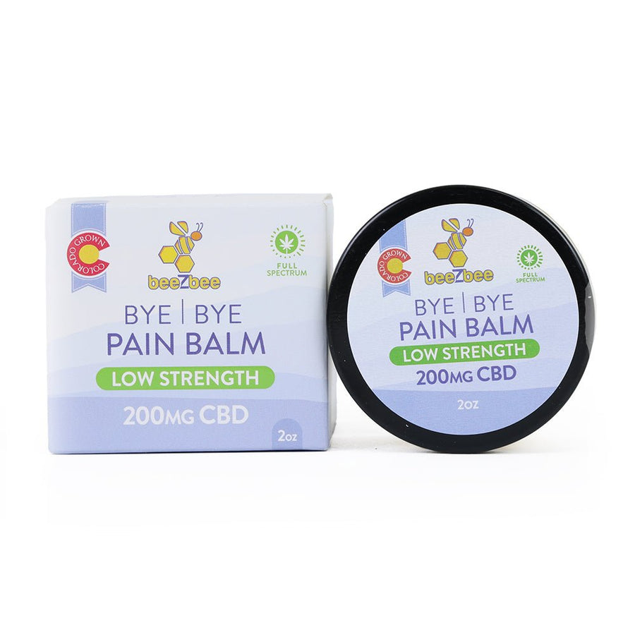CBD Bye Bye Pain Balm, Low Strength