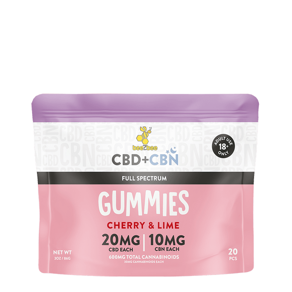 CBD + CBN Gummies Cherry and Lime