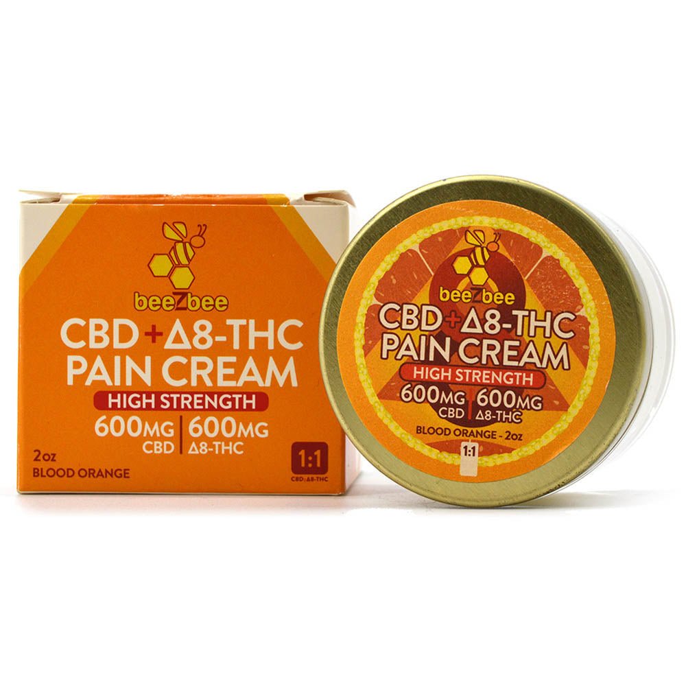 CBD + Delta - 8 THC Pain Cream, High Strength - Shop CBD Kratom