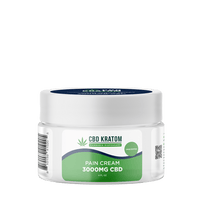 CBD Kratom X UFL Pain Cream, 3000mg CBD, 4 oz