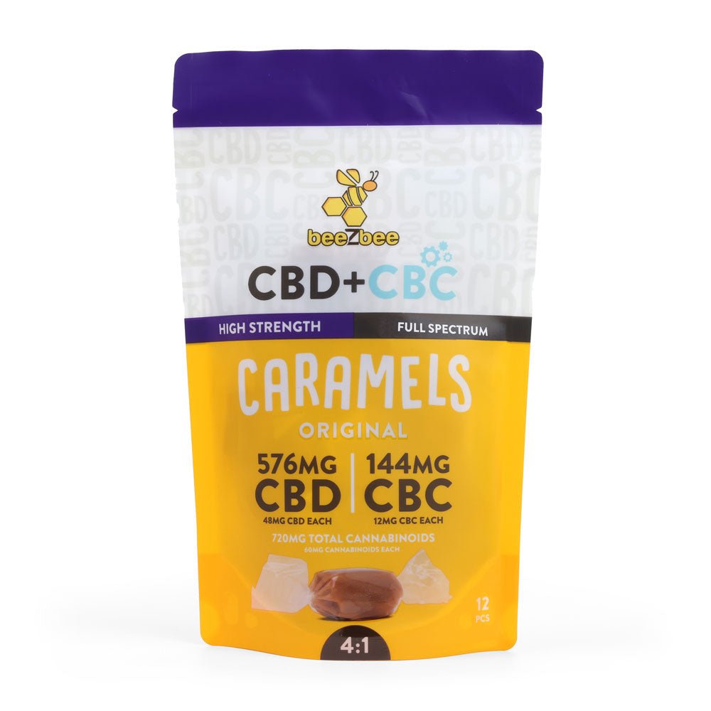 CBD+CBC Caramels, High Strength - Shop CBD Kratom