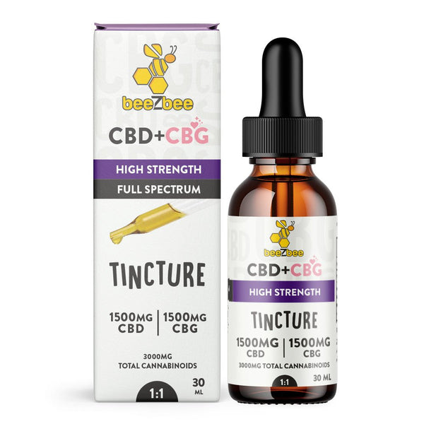 CBD+CBG Tincture, High Strength - Shop CBD Kratom