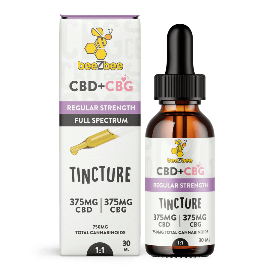 CBD+CBG Tincture Regular Strength: Balanced Cannabinoids