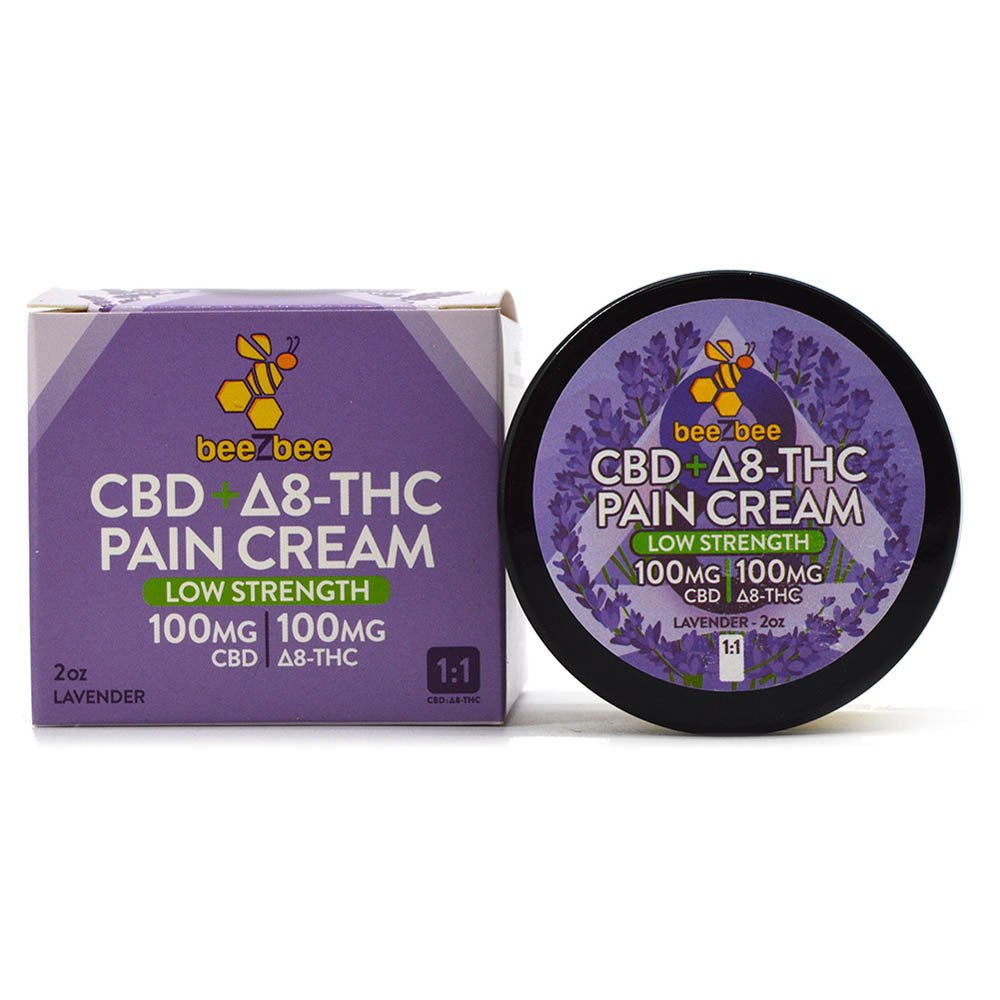CBD+Delta - 8 THC Pain Cream, Low Strength - Shop CBD Kratom