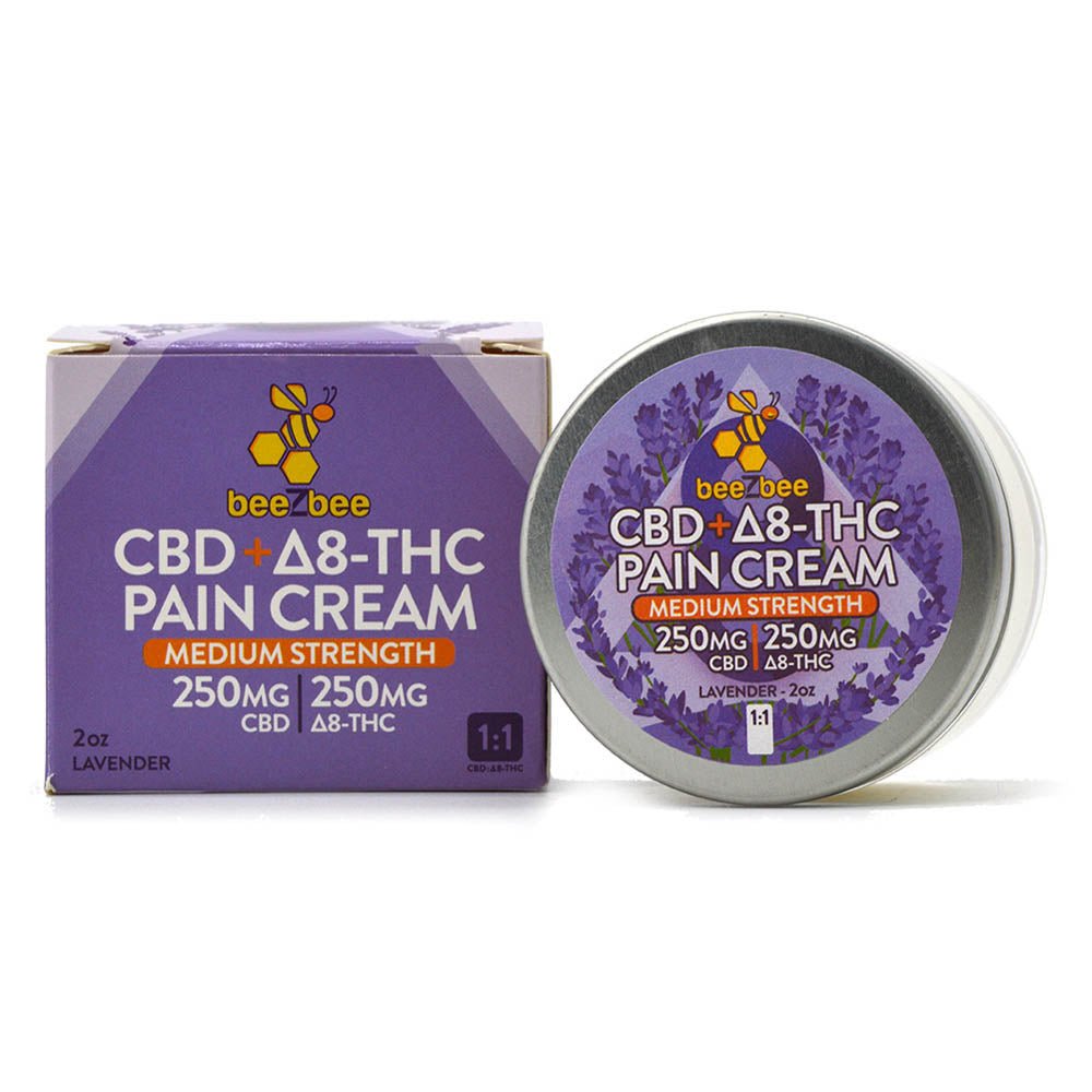 CBD+Delta - 8 THC Pain Cream, Medium Strength - Shop CBD Kratom