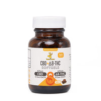 CBD+Delta-8 THC Softgels, Medium Strength