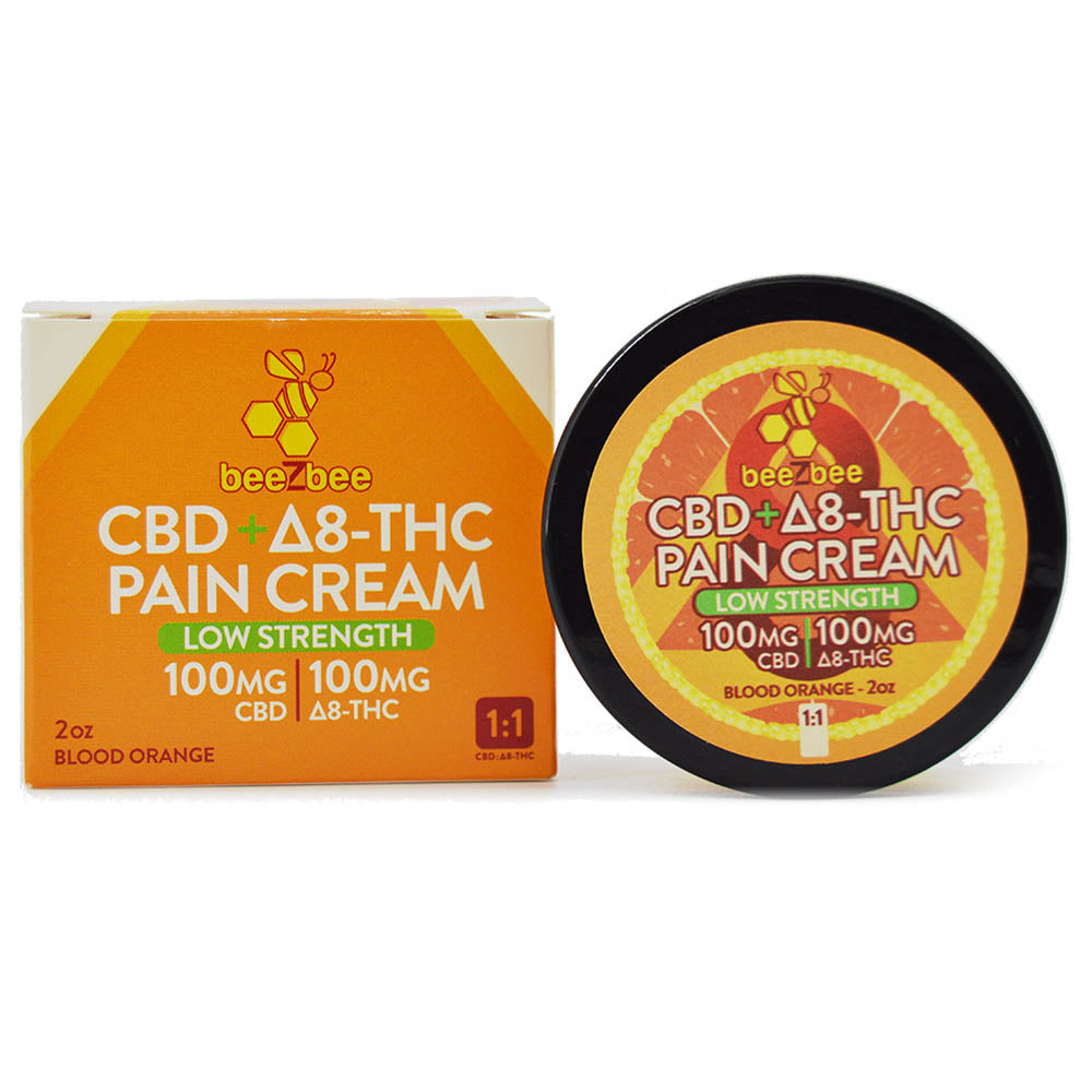 CBD+Delta-8 THC Pain Cream, Low Strength - CBD Kratom
