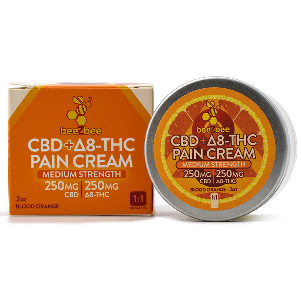 CBD+Delta-8 THC Pain Cream, Medium Strength