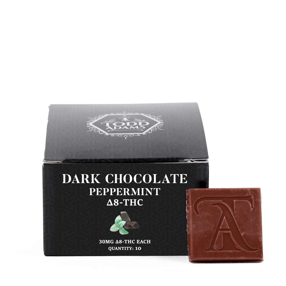 Delta 8 THC Chocolate Peppermint Bites