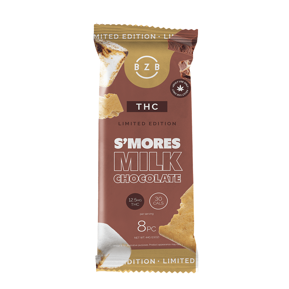 Delta - 9 THC S'mores Chocolate Bar - Shop CBD Kratom