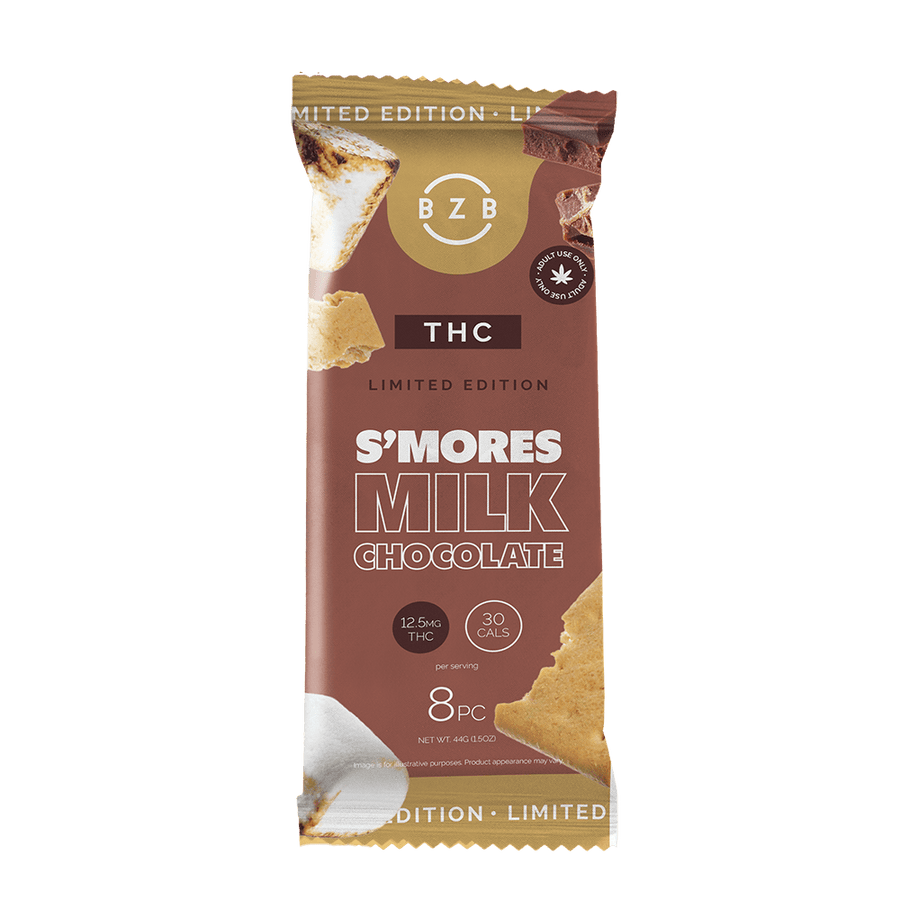Delta - 9 THC S'mores Chocolate Bar - Shop CBD Kratom